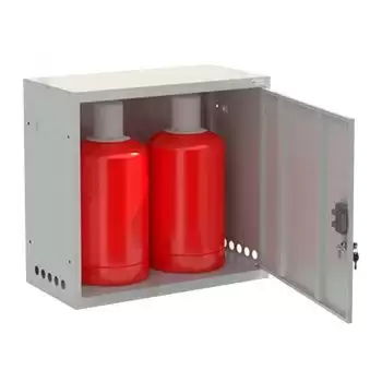 шкаф для газовых баллонов шгр 27-2-4(2х27л)
